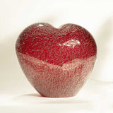 DRIMMER Affection Lampada da Tavolo a Cuore 28x32cm Rosso Vetro
