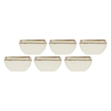 ROSE & TULIPANI Concerto Ciotola Ciotolina 6 Pezzi Avorio 8cm Stoneware