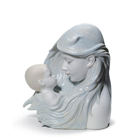 Lladró Figurina Madre Dolce Carezza 25x24cm Porcellana
