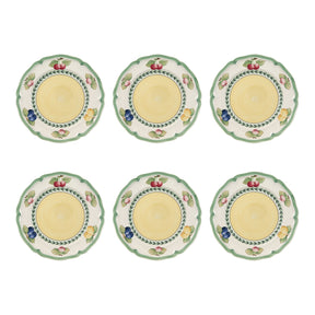 Set piatti frutta French Garden Villeroy & Boch in porcellana 21 cm