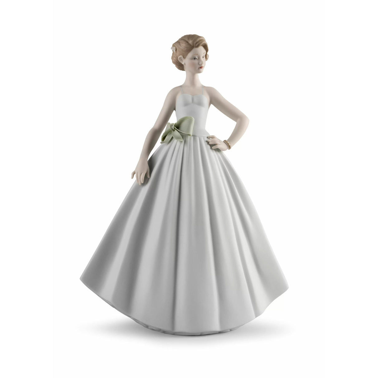 Lladró Figura Statua Donna Serata di Gala Porcellana 34cm Serie Limitata
