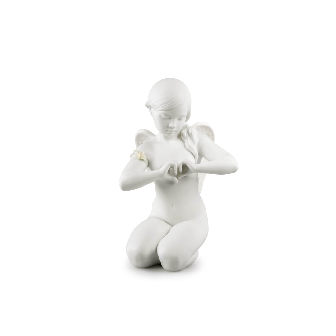 LLADRO' - Statua Scultura Figura angelo Cuore celestiale 01009444