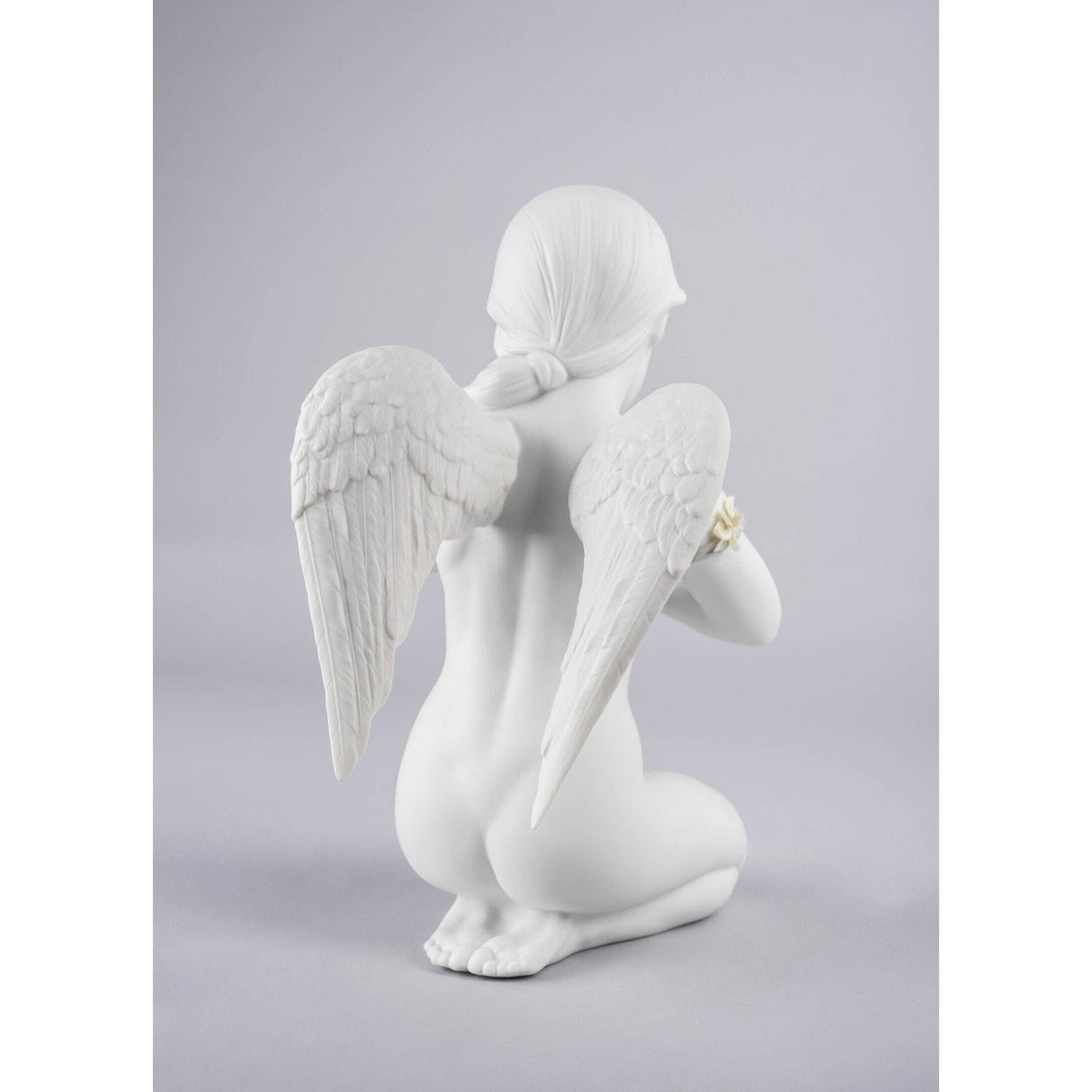 LLADRO' Figurina Angelo Cuore Celestiale 29x20cm Porcellana