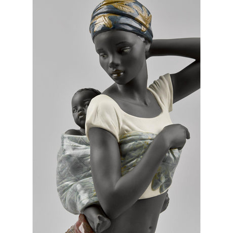 Lladró Figurina Sapore Africano 38x20cm Porcellana