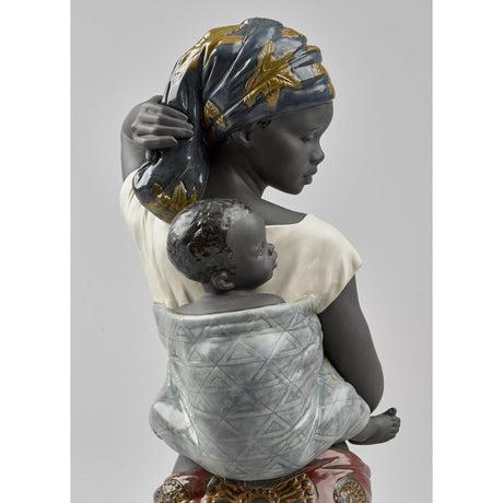 Lladró Figurina Sapore Africano 38x20cm Porcellana