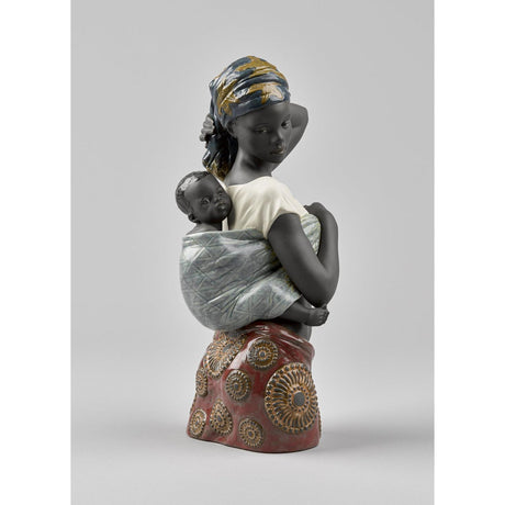 Lladró Figurina Sapore Africano 38x20cm Porcellana