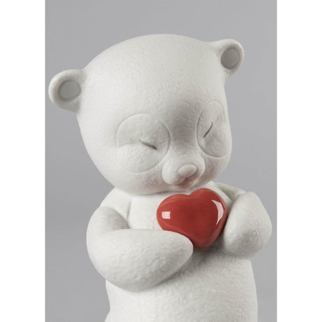 Lladró Figurina Roby Orso Coraggioso 11x8cm Porcellana