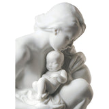 LLADRO' Statue Sculpture Figure in Porcelain Bond of Love 30cm Mother with Child Maternity