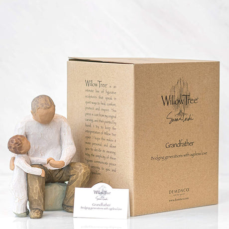 WILLOW TREE Figurina Statuina Nonno Design di Susan Lordi 14cm 26058 Resina
