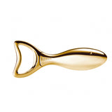 BUGATTI Bottle Opener Linen Gold Zamak Chrome 13x3.2x5.3cm