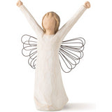 WILLOW TREE Figurina Statuina Angelo del Coraggio Design di Susan Lordi 14,5cm Resina