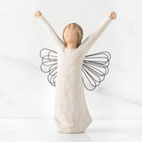 WILLOW TREE Figurina Statuina Angelo del Coraggio Design di Susan Lordi 14,5cm Resina