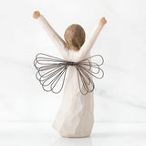 WILLOW TREE Figurina Statuina Angelo del Coraggio Design di Susan Lordi 14,5cm Resina