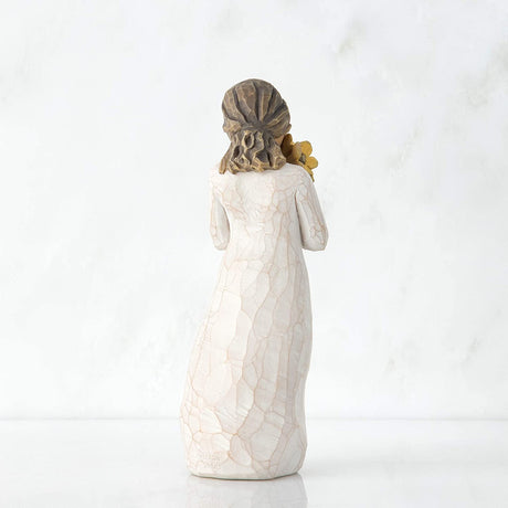 WILLOW TREE Figurina Statuina Abbraccio Caloroso Design di Susan Lordi 14cm Resina