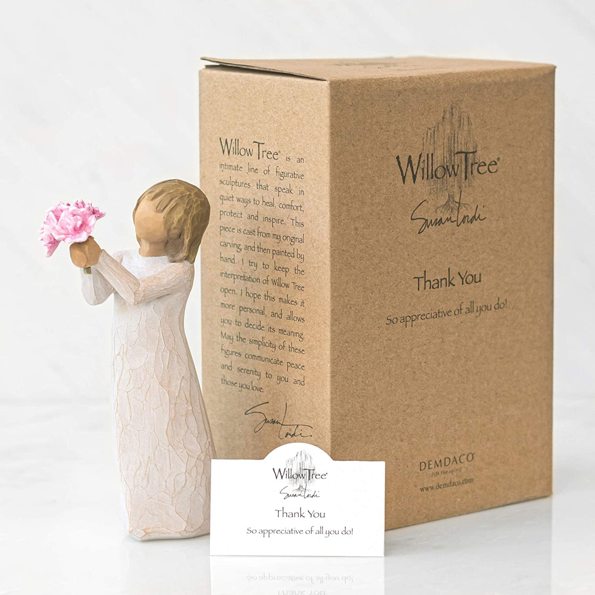 WILLOW TREE Figurina Statuina Grazie Design di Suzan Lordi 14cm Resina