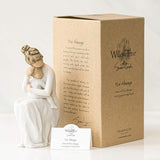 WILLOW TREE Figurina Statuina Per Sempre Design di Susan Lordi 17cm Resina