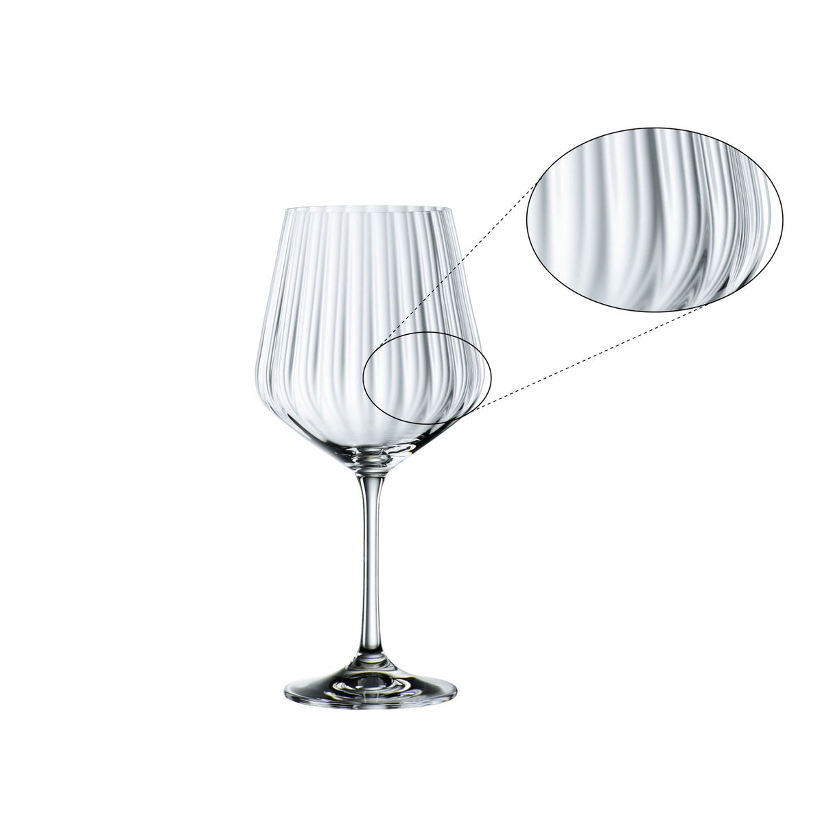NACHTMANN Set of 4 Crystal Glasses Gin &amp; Tonic Glasses 640ml Crystal