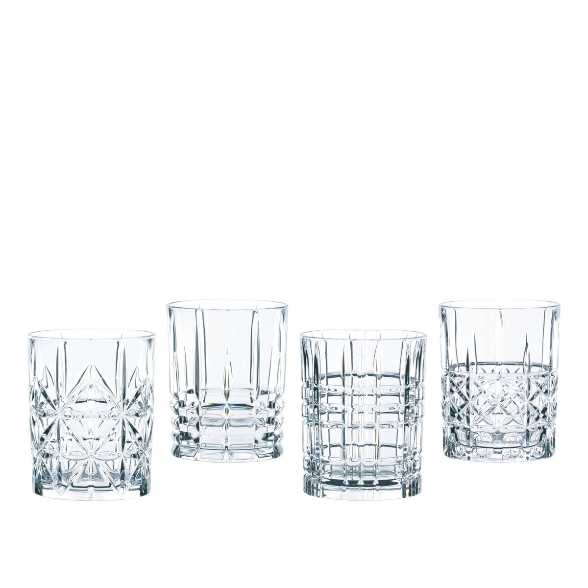 Set Whisky Nachtmann Spiegelau 5 Pezzi - Decanter E 4 Bicchieri In Cristallo Trasparente