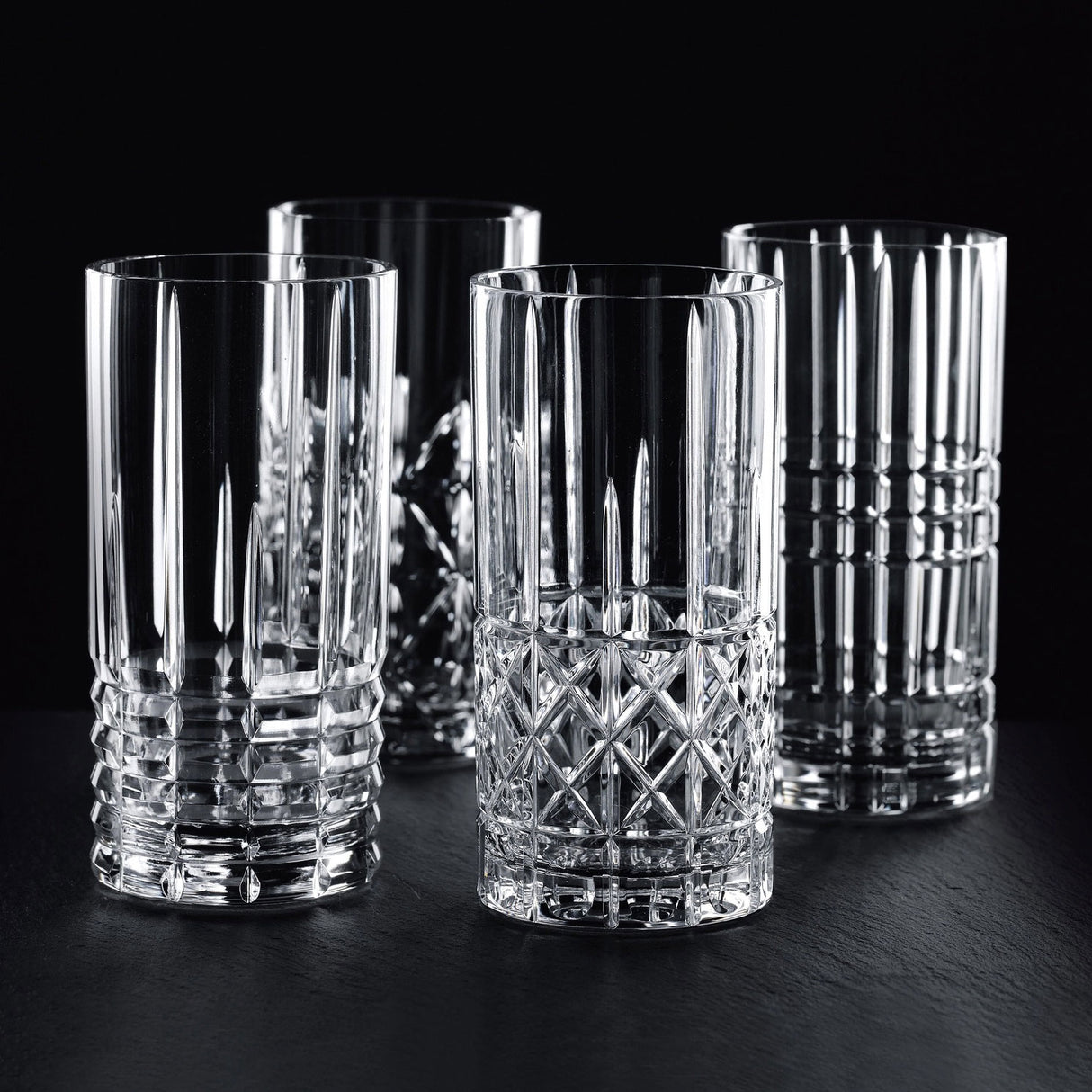 NACHTMANN Highland Bicchieri Longdrink Cocktail Set 4 Pezzi 445ml Cristallo