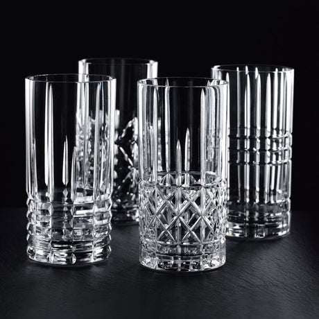NACHTMANN Highland Bicchieri Longdrink Cocktail Set 4 Pezzi 445ml Cristallo