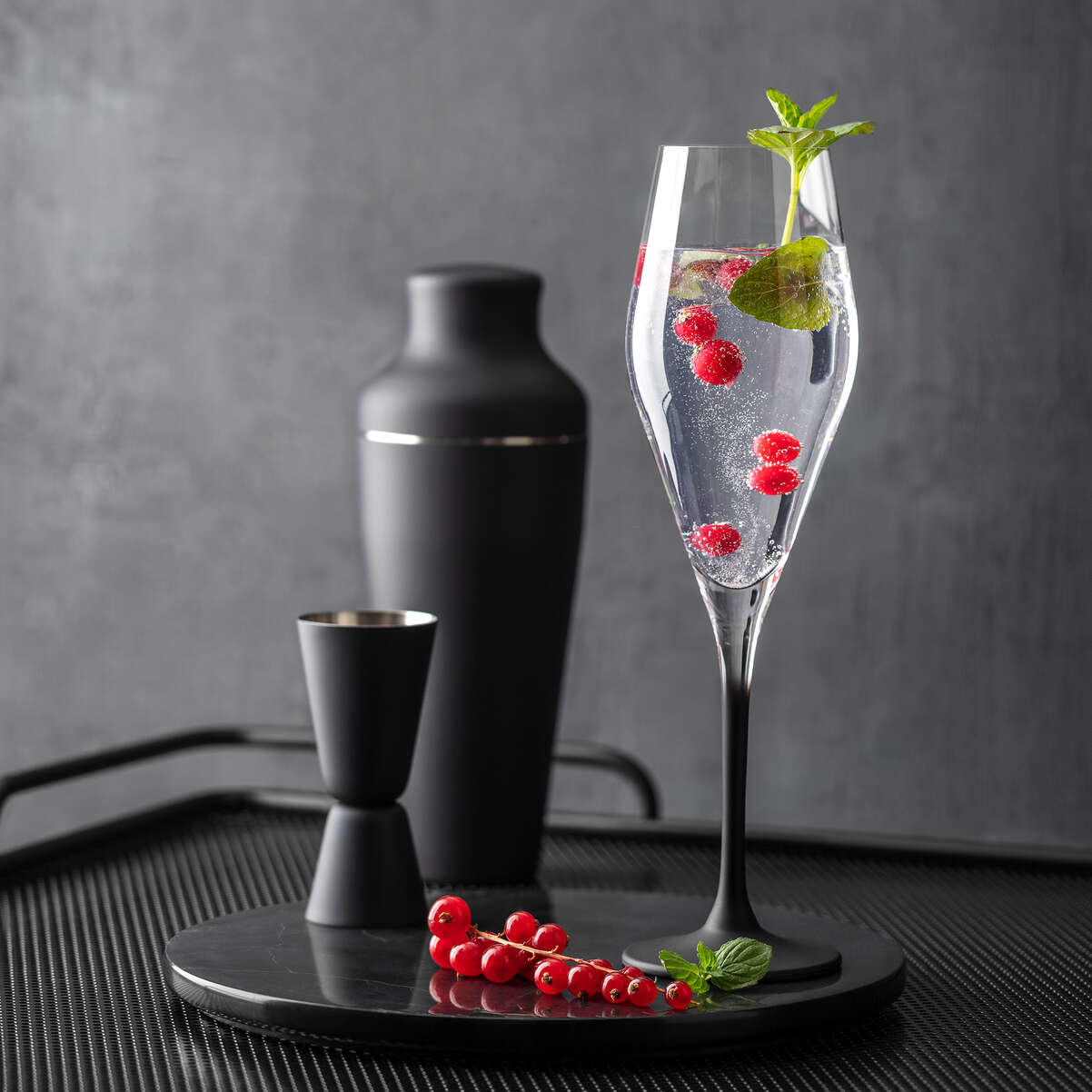 VILLEROY & BOCH Manufacture Rock Bicchieri Calice da Spumante Set 4 Pezzi 120ml Cristallo