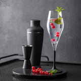 VILLEROY & BOCH Manufacture Rock Bicchieri Calice da Spumante Set 4 Pezzi 120ml Cristallo