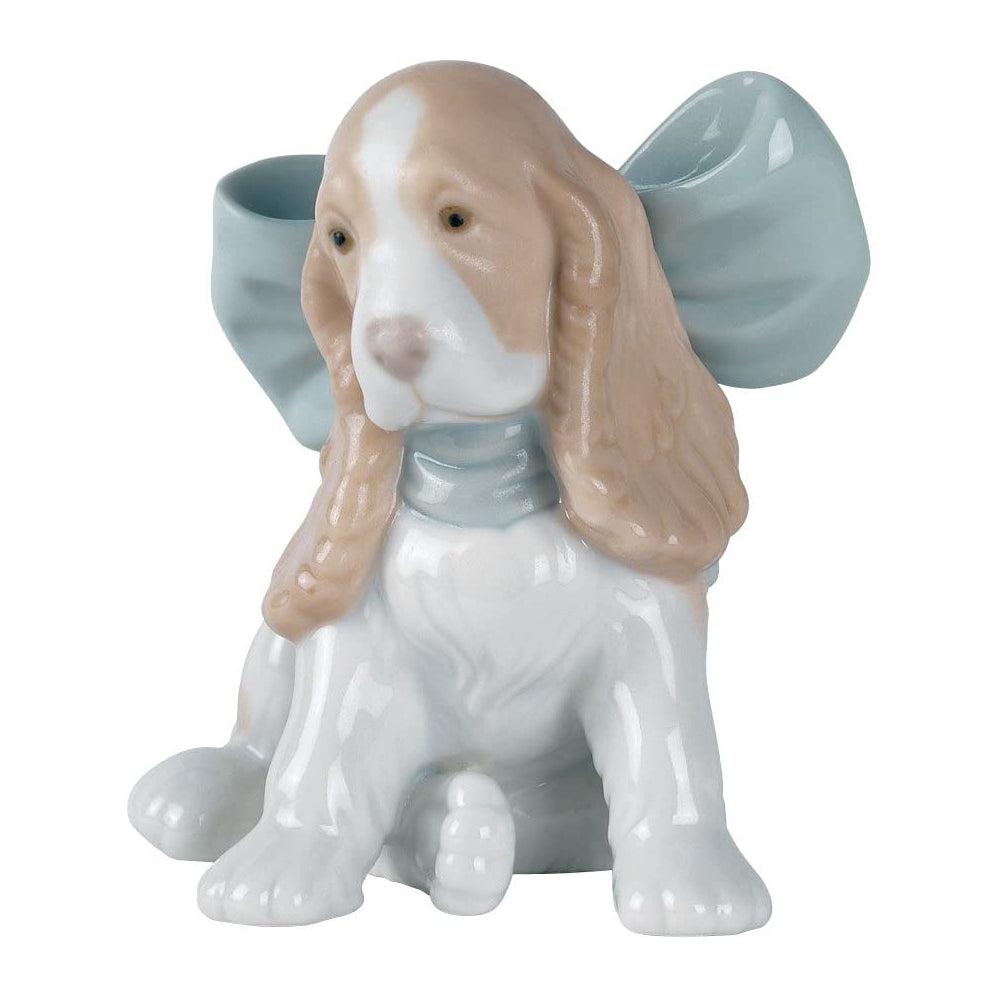 NAO Figura Statua Statuina Puppy Cucciolo 10x10cm Porcellana