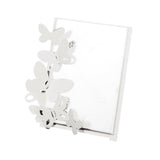 ARTI & MESTIERI Portafoto di Design "Butterfly" Grande Bianco