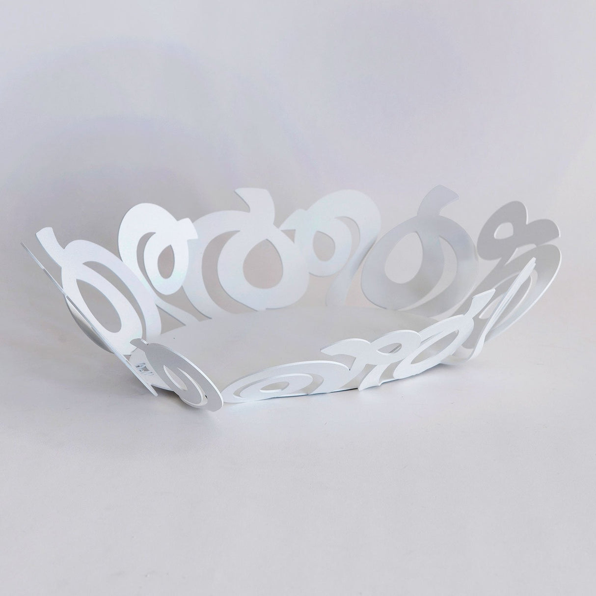 ARTI & MESTIERI Centro Tavola di Design "Nastri" Ovale Bianco