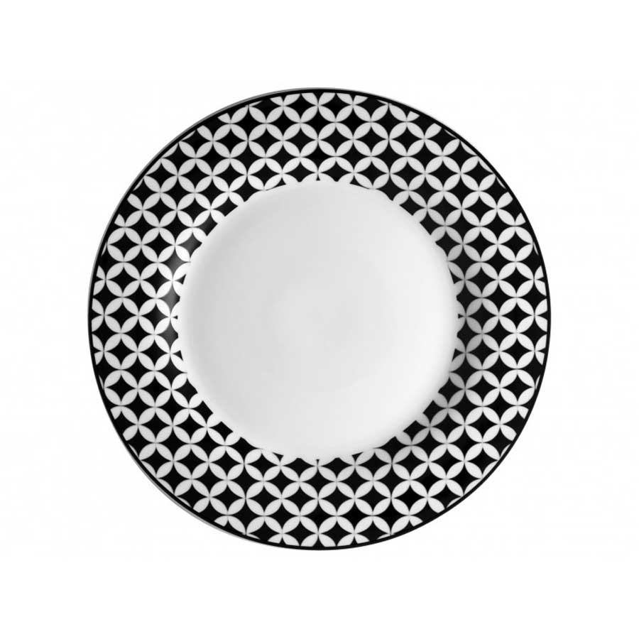 BRANDANI - Servizio Piatti 18 Pezzi Alhambra Porcellana 53209