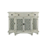 BRANDANI - Credenza Madia Mobile Intarsio Legno di Abete 124x99cm 53010