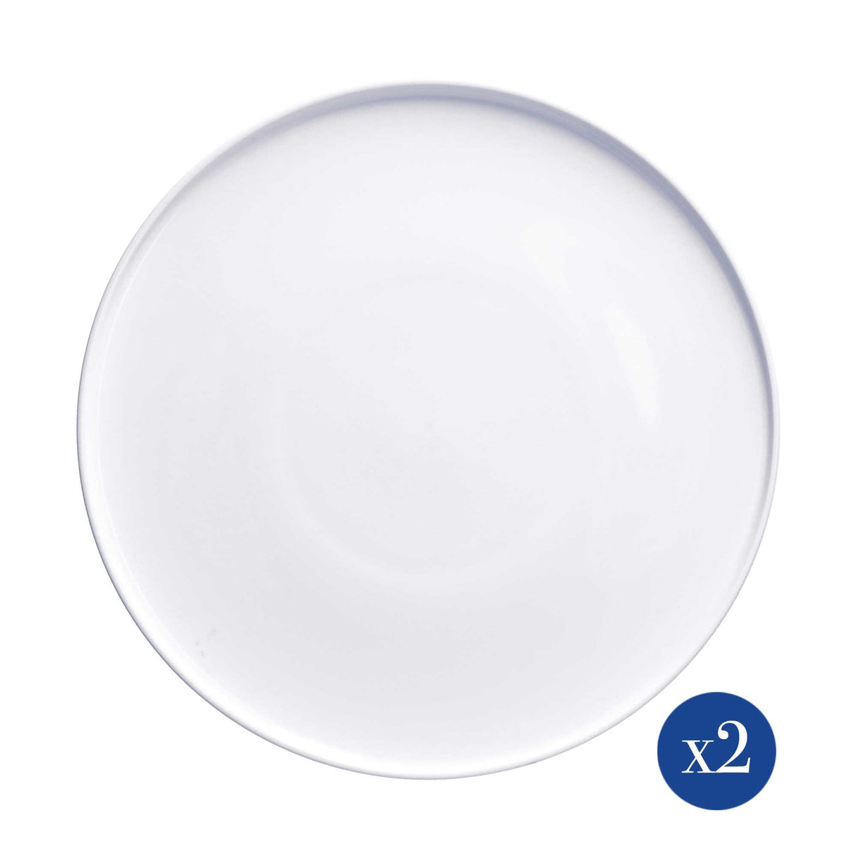LA PORCELLANA BIANCA - Essenziale Gourmet Set 2 Piatto Teso da Portata 32cm