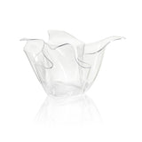 iPLEX Vaso Drappeggi in PMMA 45x29cm Trasparente Made in Italy