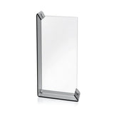 iPLEX Sebastiao Portafoto Doppia Cornice PMMA Fumè Trasparente 22x32cm Made in Italy