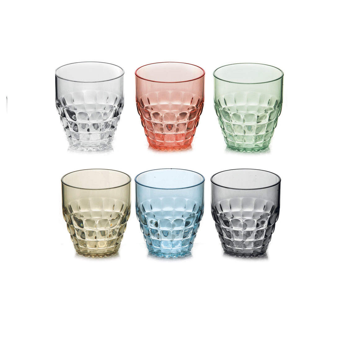 GUZZINI - Set 6 Bicchieri Bassi Colorati Tiffany 22570252
