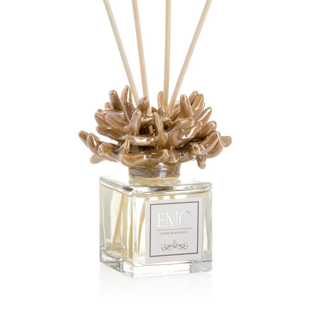 EMÒ ITALIA Fondali Diffusore per Ambienti con Bastoncini Corallo 100ml Fango