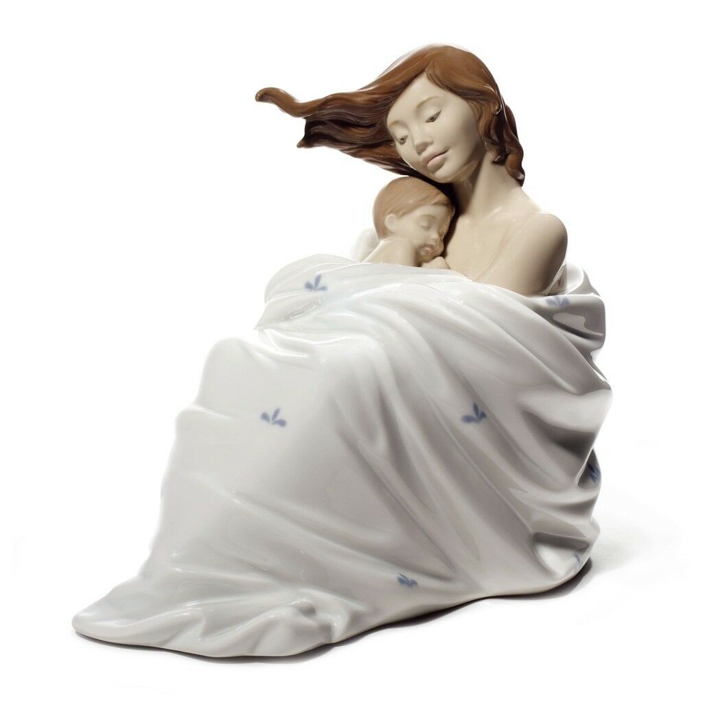NAO - Figura Statua Statuina Porcellana Sonno Accogliente 14x23cm 02001714