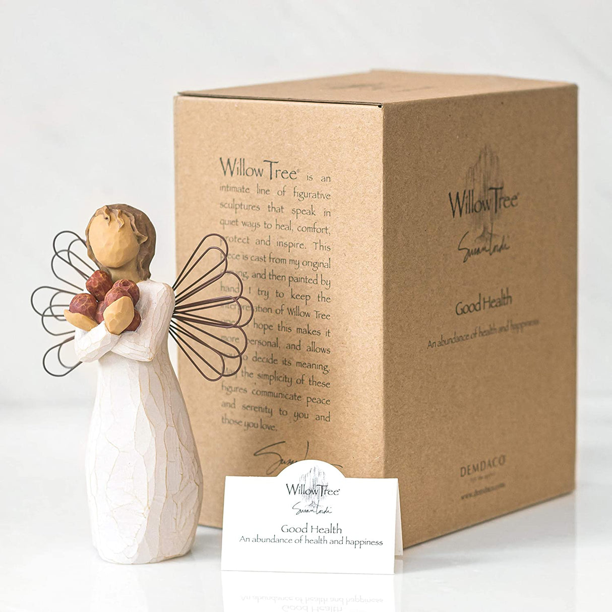 WILLOW TREE Figurina Statuina Buona Salute 13,5cm Resina