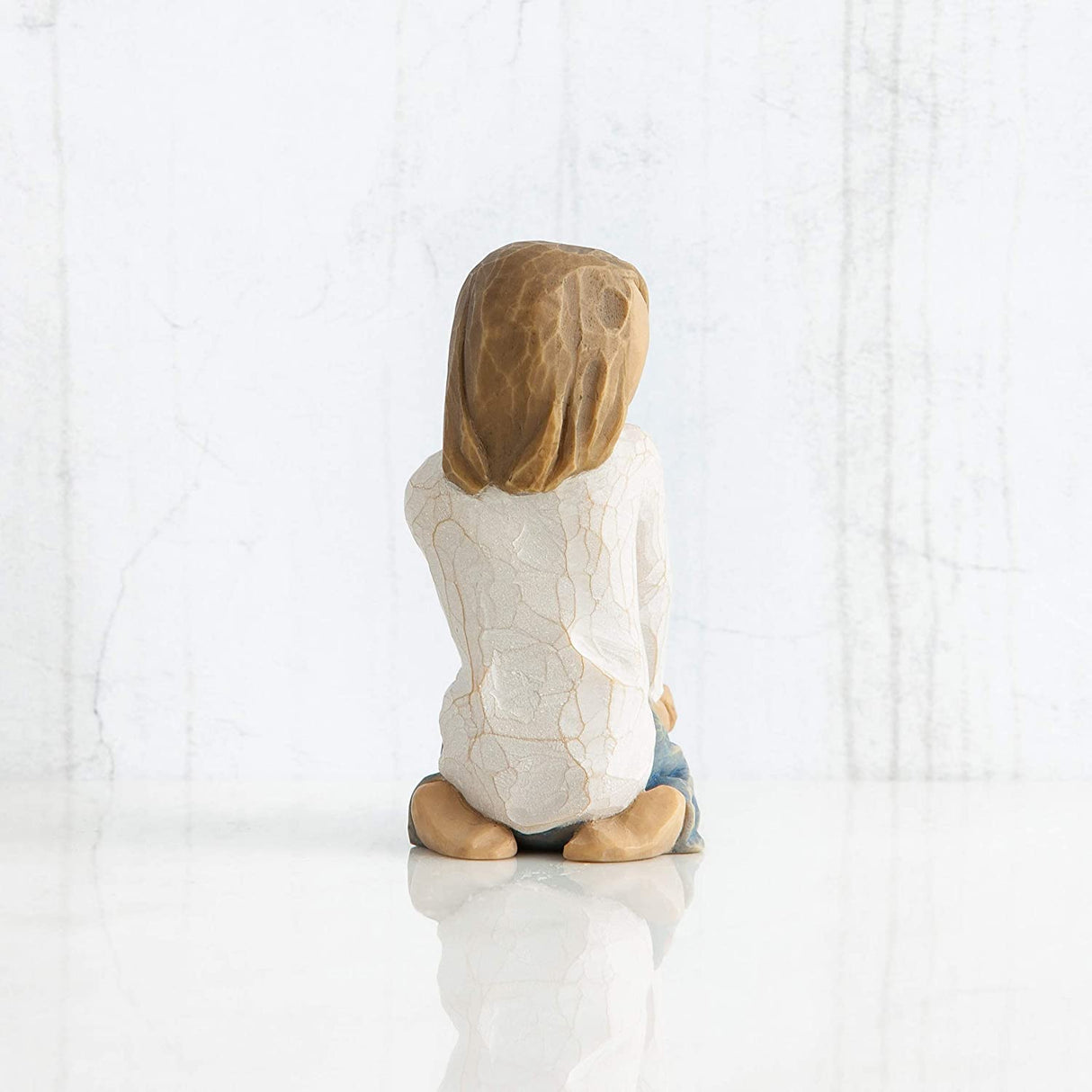 WILLOW TREE Figurina Statuina Bambino Felice 7,5cm Resina