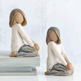WILLOW TREE Figurina Statuina Bambino Felice 7,5cm Resina