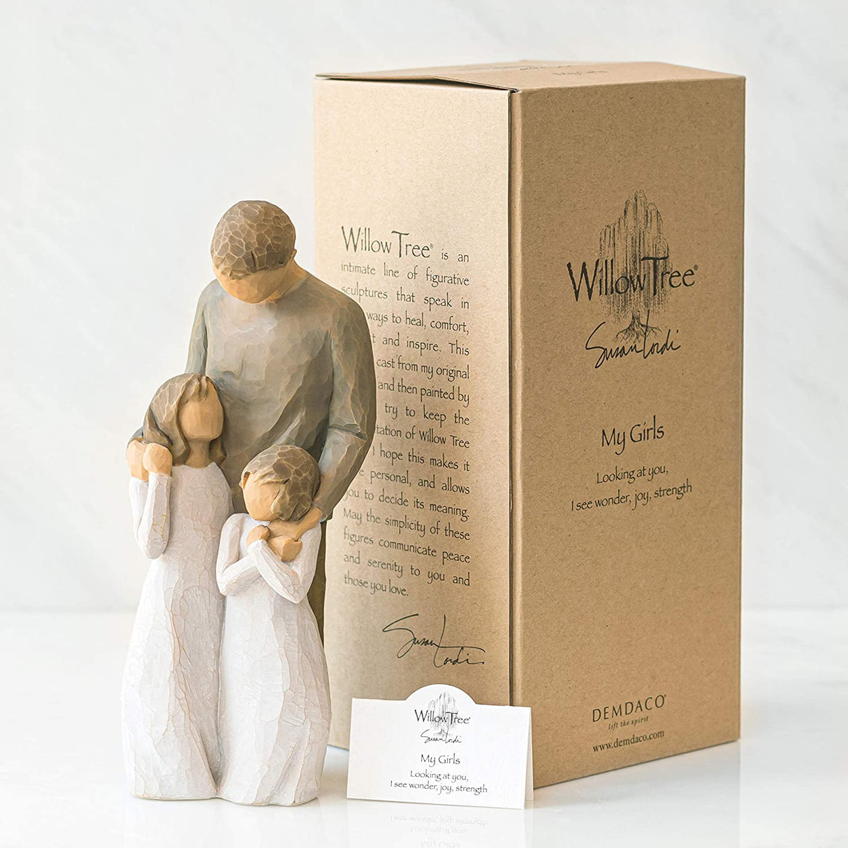 WILLOW TREE - Figurine Statue My Daughters Resin 20.5cm 26232