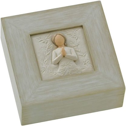 WILLOW TREE Scatola Box Porta Oggetti Un Albero Una Preghiera 13,5x13,5cm 26635