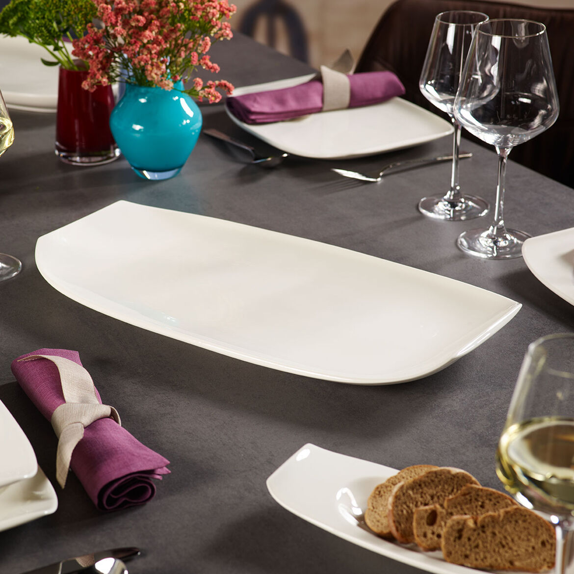 VILLEROY & BOCH - Urban Nature Piatto da Portata 50x26cm, Porcellana 1034522906