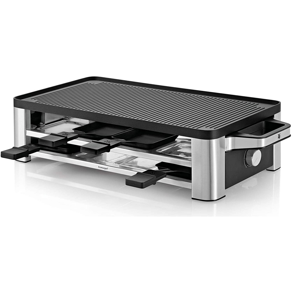 WMF Raclette Lono 8 Persone 1500W Elettrica in Acciaio Inossidabile Cromargan 18/10