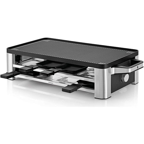 WMF Raclette Lono 8 Persone 1500W Elettrica in Acciaio Inossidabile Cromargan 18/10