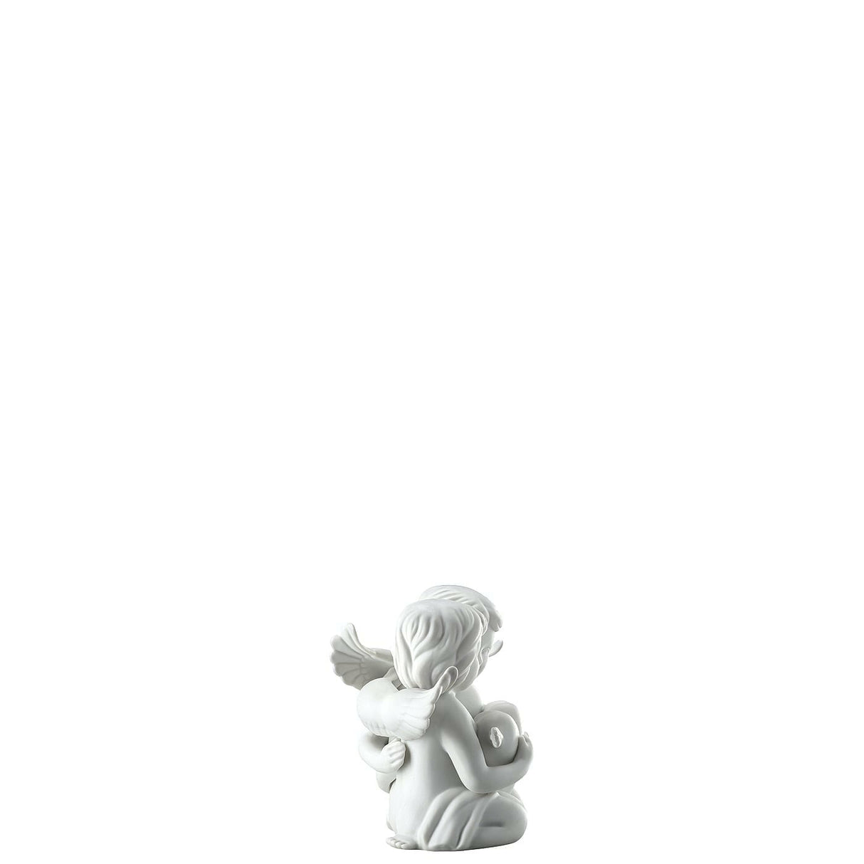 ROSENTHAL Statuina Figurina Coppia Angeli Cuore 10cm Porcellana