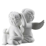 ROSENTHAL - Statuina Figurina Coppia Angeli con Fiori 12,5cm Porcellana