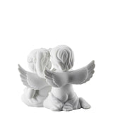 ROSENTHAL - Statuina Figurina Coppia Angeli con Fiori 9,5cm Porcellana