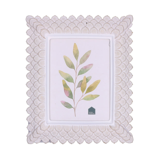 RITUALI DOMESTICI - Tiguardo Portafoto Scaglie 15x20cm Resina