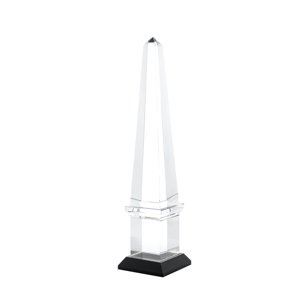 ABHIKA Obelisco Decorazione in Cristallo 57cm